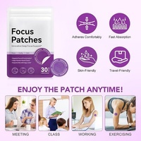Fournisseur de patchs transdermiques personnalisés OEM, vitamine B complexe, théanine, magnésium, 30 patchs par boîte