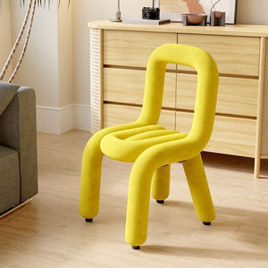 Chaise de salle à manger décontractée créative au design nordique moderne Chaise de salon adaptée à la salle à manger et au salon - Product Image 2