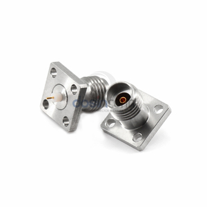 Connecteur coaxial haute fréquence 2,92 mm 40G à panneau fixe à quatre trous à <span class=keywords><strong>bride</strong></span> traversante - Product Image 4