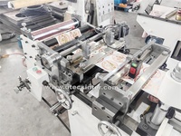 Machine de découpe automatique à plat UTM320Z pour autocollants en mousse en rouleau, découpeuse de tickets et d'étiquettes à plat avec perforatrice