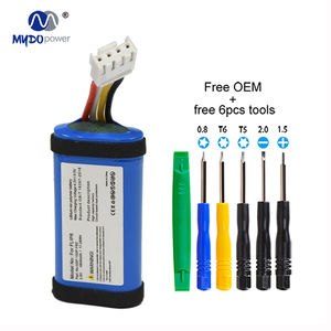 Batterie au lithium-ion polymère de remplacement 3,7 V 4800 mAh 17,76 Wh pour haut-parleur <span class=keywords><strong>JBL</strong></span> <span class=keywords><strong>Flip</strong></span> <span class=keywords><strong>6</strong></span> GSP-1S2P-F6D en stock - Product Image 6