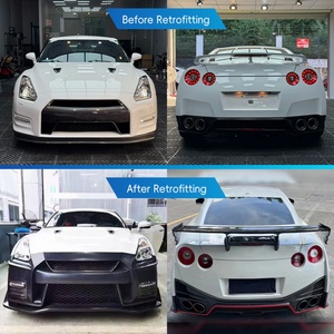 Nuevo Kit de Carrocería Nismo PP Gen2 para Actualización de Coches 2007-2025, Parachoques Delantero/Trasero, Rejilla, Faldones Laterales, Alerón Trasero, Montaje con Tornillos para GTR 35 - Product Image 3