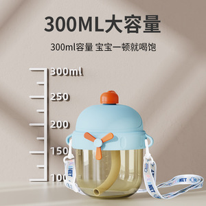 Baby Sippy Cup With Straw Large Diameter <b>Leak</b> Proof 6 Months Or <b>More</b> For Children Drink Cup - Product Image 4
