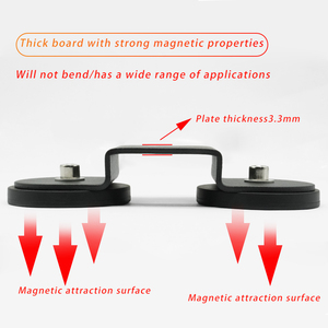 Dia 66 88mm usine directement supports magnétiques revêtus <span class=keywords><strong>de</strong></span> caoutchouc fort pour projecteurs <span class=keywords><strong>de</strong></span> bande <span class=keywords><strong>de</strong></span> <span class=keywords><strong>toit</strong></span> <span class=keywords><strong>de</strong></span> voiture fixes - Product Image 4