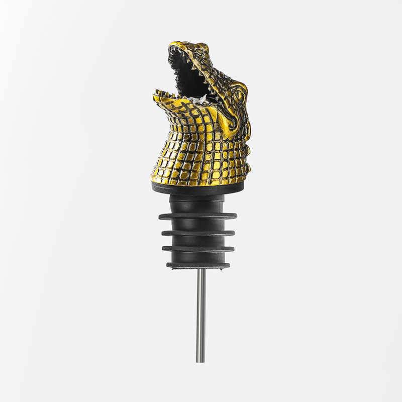 wine pourer-crocodile