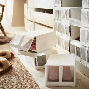 กล่องเก็บรองเท้าห้องนั่งเล่นแบบพับได้ เฟอร์นิเจอร์บ้านทันสมัยสำหรับห้องนอน - Product Image 6