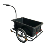 Remolque Pequeño para Bicicleta, Remolque para Bicicleta para Carga, Mascotas y Actividades al Aire Libre