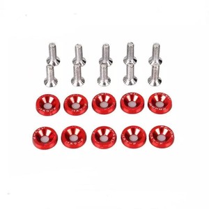 แหวนรองเสริมกันชน PwJdm M6 อลูมิเนียมสีสำหรับตกแต่งรถยนต์ - Product Image 5