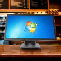Sistem Layar PC KDS Dapur Berkualitas Tinggi 21 Inci, Sistem Mesin KDS Kantin yang Dapat Disesuaikan, Layar Sentuh All in One PC