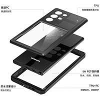 IP68 étanche plongée natation OutdoorSport TPU armure housse pour Samsung Galaxy S23 Ultra Plus S22 S21 Note 20 Ultra Note 10