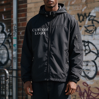 Veste de travail et de sport décontractée pour homme, imperméable et coupe-vent, avec col montant, nouvelles techniques OEM/ODM personnalisées