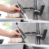 Plus récent en laiton Offres Spéciales tirer vers le bas robinet de cuisine avec pulvérisateur et panier à savon