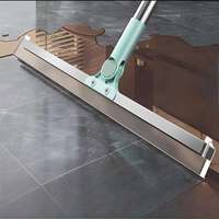 Espátula Ajustable de Silicona y Acero Inoxidable de 50 cm, Práctica, Multiusos, Ligera, para Limpiar Pisos, Vidrios y Paredes del Hogar