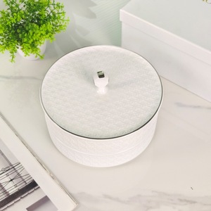 Plat de rangement de luxe en céramique, anti-humidité et anti-poussière, pour snacks, soupes, graines et melons, design moderne, durable, motif personnalisé - Product Image 5