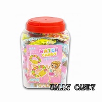 Vente en gros de bonbons halal comestibles pour enfants, bracelet de montre de marque privée