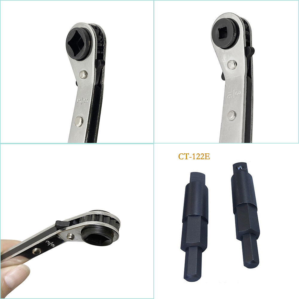 KACEPAR Strumento Di Rimozione E Installazione Del Nucleo Della Valvola SAE Da 1/4" E 5/16", Per Aria Condizionata R22/R134/R410/R32 - 8