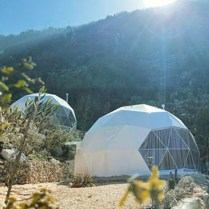Tente dôme préfabriquée <span class=keywords><strong>de</strong></span> <span class=keywords><strong>luxe</strong></span>, tente à bulles pour le camping en plein air, tentes sphériques pour le glamping, tentes d'hôtel avec rideaux - Product Image 3