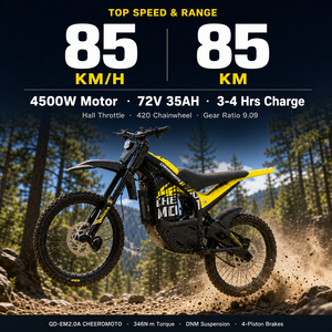 Moto tout-terrain électrique 96V à couple élevé pour adultes, idéale pour la course sur sentier - Vente en gros usine 2026 - Product Image 1