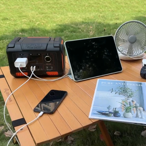 Station d'alimentation portable 300W avec batterie au lithium 18650, démarreur de secours et contrôleur PWM, stockage d'énergie extérieur, sorties AC/DC/Type-C - Product Image 3