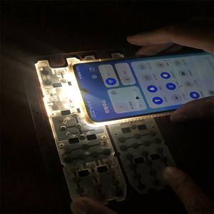 <span class=keywords><strong>Clavier</strong></span> à membrane avec superposition graphique en métal personnalisé, PET, PC, interrupteur à dôme, impression, guide de lumière, encre, double couche, dôme, sensation tactile - Product Image 2