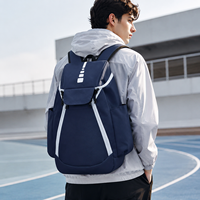 Sac à dos de sport unisexe en tissu Oxford imperméable et durable avec logo personnalisé, fermeture éclair antivol et port USB