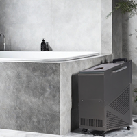 Refroidisseur de Bain de Glace Portable à Refroidissement Rapide avec Pompe à Système d'Ozone Réservoir de 5L et Levée de 8m - Froid Instantané pour Machine de Thérapie