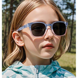 Occhiali da Sole Polarizzati Pieghevoli Quadrati per Bambini 3-12 Anni Protezione UV400 Occhiali alla Moda per Bambini Vendita all'Ingrosso KB699 - Product Image 2