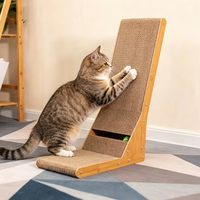 Arbre à chat FIRSTWELL de luxe moderne en carton ondulé, hauteur 60 cm, montage facile, design personnalisable, emballage carton mignon