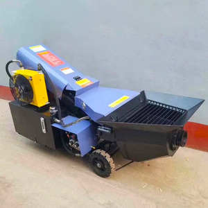 Máy bơm bê tông nhỏ chạy dầu, tầm bơm thẳng đứng 15m, tình trạng mới, dùng cho xây dựng - Product Image 3