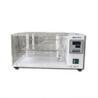 Bain-marie transparent SCITEK à haute luminosité avec affichage numérique/LCD intelligent pour la température. Plastique d'ingénierie transparent de contrôle