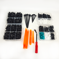 Boîte de 845 attaches universelles pour voiture, rivets et attaches à pression en PP pour garde-boue et plafond de voiture