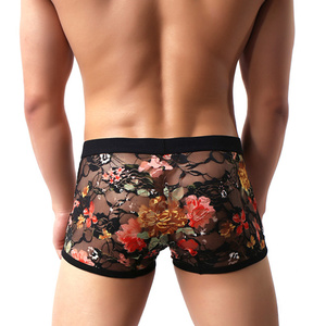 2020 Flower <strong>Mens</strong> Strech Underwear Shorts Boxers <strong>Briefs</strong> - Product Image 4