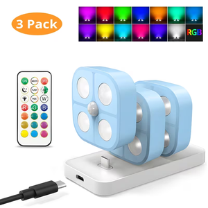 Luces Activadas por Movimiento, Luces Recargables con Control Remoto, Luces Magnéticas Adhesivas para Debajo del Gabinete - Product Image 6