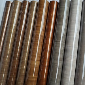 High Quality Polished <strong>Wood</strong> <strong>Grain</strong> PVC <strong>Film</strong> Roll 0.38mm Thickness <strong>Wood</strong> <strong>Grain</strong> PVC Decorative <strong>Film</strong> - Product Image 1
