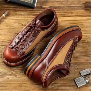 Men's Retro Best-selling Product - 2025 Genuine Leather Ankle <b>Boots</b> of High Quality - Men's Autumn <b>Boots</b> - Product Image 4