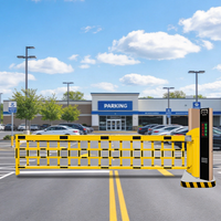 Barrière de circulation automatique LPR tout-en-un : Solution de contrôle d'accès des véhicules pour les parkings de centres commerciaux