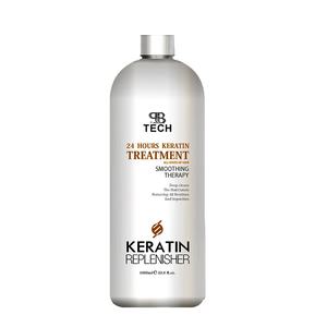 Traitement lissant brésilien à la kératine et au collagène pour cheveux bouclés, frisés et ondulés – Crème de traitement protéiné à la kératine pour des cheveux lisses et soyeux - Product Image 1