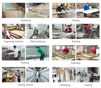 Fabricant chinois d'armoires de présentation de vêtements pour hommes en bois, portables, modernes, faciles à assembler, personnalisables pour les boutiques de détail