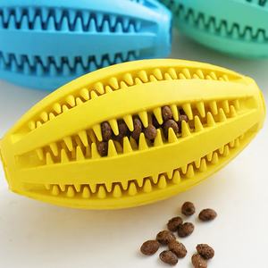 Fabrika doğrudan toptancı diş bakımı diş temizleme dayanıklı doğal kauçuk Pet çiğnemek topu kauçuk köpek oyuncak - Product Image 3