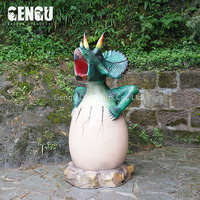 Poubelles économiques et pratiques pour parcs à thème (dinosaures ou animaux)