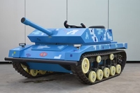 Voiture jouet tout-terrain électrique miniature colorée camouflage avec volant, 2 places, pour sports de plein air