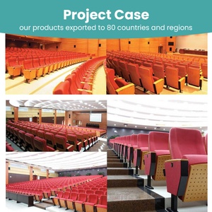Chaises pliantes pour auditorium avec design de logo, sièges pour salles de conférence et de cinéma avec sièges-canapés - Product Image 3