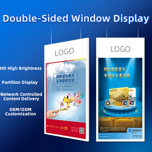 55 inch Trần Treo Gắn hai mặt kỹ thuật số biển Cửa hàng bán lẻ Android quảng cáo Màn hình hiển thị - Product Image 2