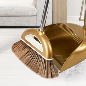 New Design Windproof Folding Broom Plastic Household Items Cleaning Folding Broom And Dustpan Set
