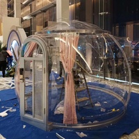 Dôme en verre modulaire imperméable See Star View Pod PC pour hôtel, restaurant, café en plein air