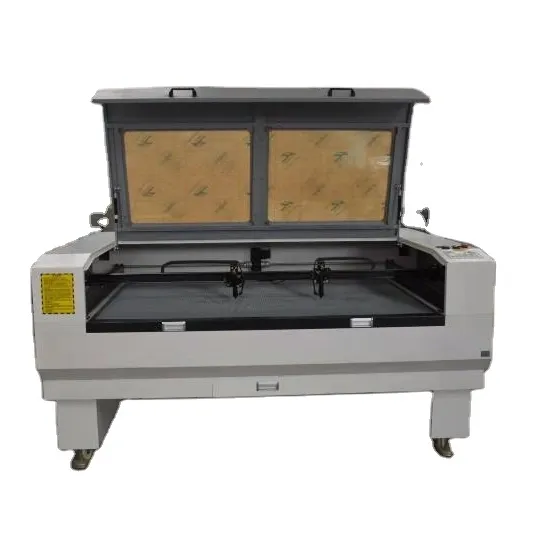 1410 Double Head 3mm Sheet Metal CO2 Laser Cutting Machine With Reci Laser Tube