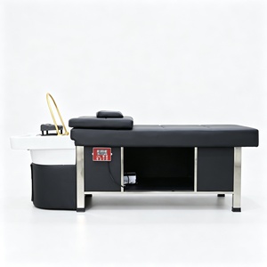 Sillón profesional de lavado de cabello para salón, cama de masaje, lavacabezas de spa, cama de spa para la cabeza, cama con lavabo para el cabello - Product Image 6