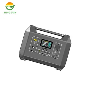 Jingsun Wholesale Cheap Portable Lithium Battery Best Portable Power Supply 295*206*235mm Solar Panel Power Supply LED Display
