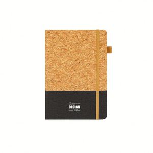 Cuaderno A5 Personalizado de Corcho y Cuero - Diario de Tapa Dura con Páginas Rayadas para Escribir y Diario Creativo - Product Image 1