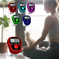 Mini marqueur de point et compteur de doigts de rangée Compteur de pointage numérique électronique Lcd